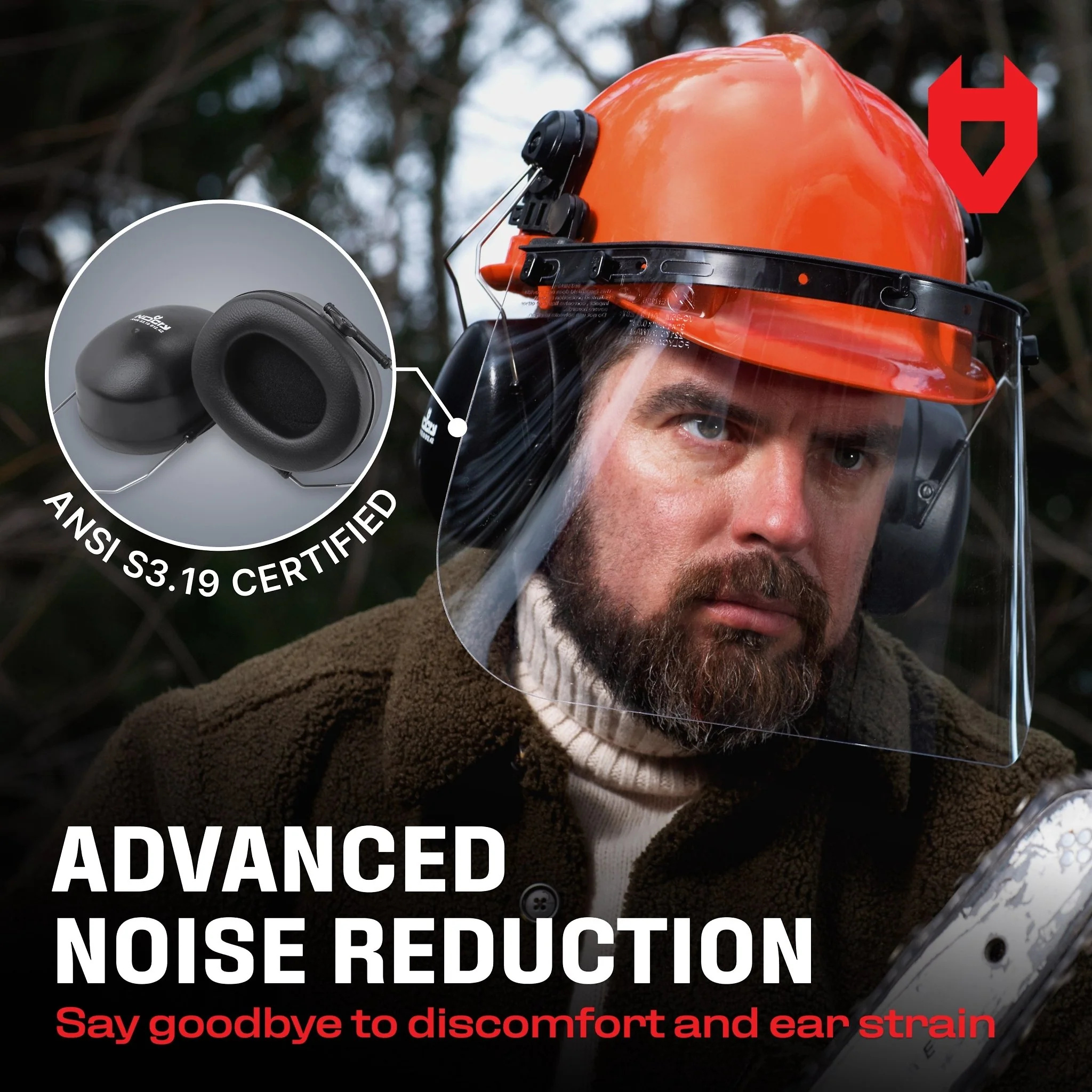 ForestArmor+ Lightweight Forestry Safety Helmet