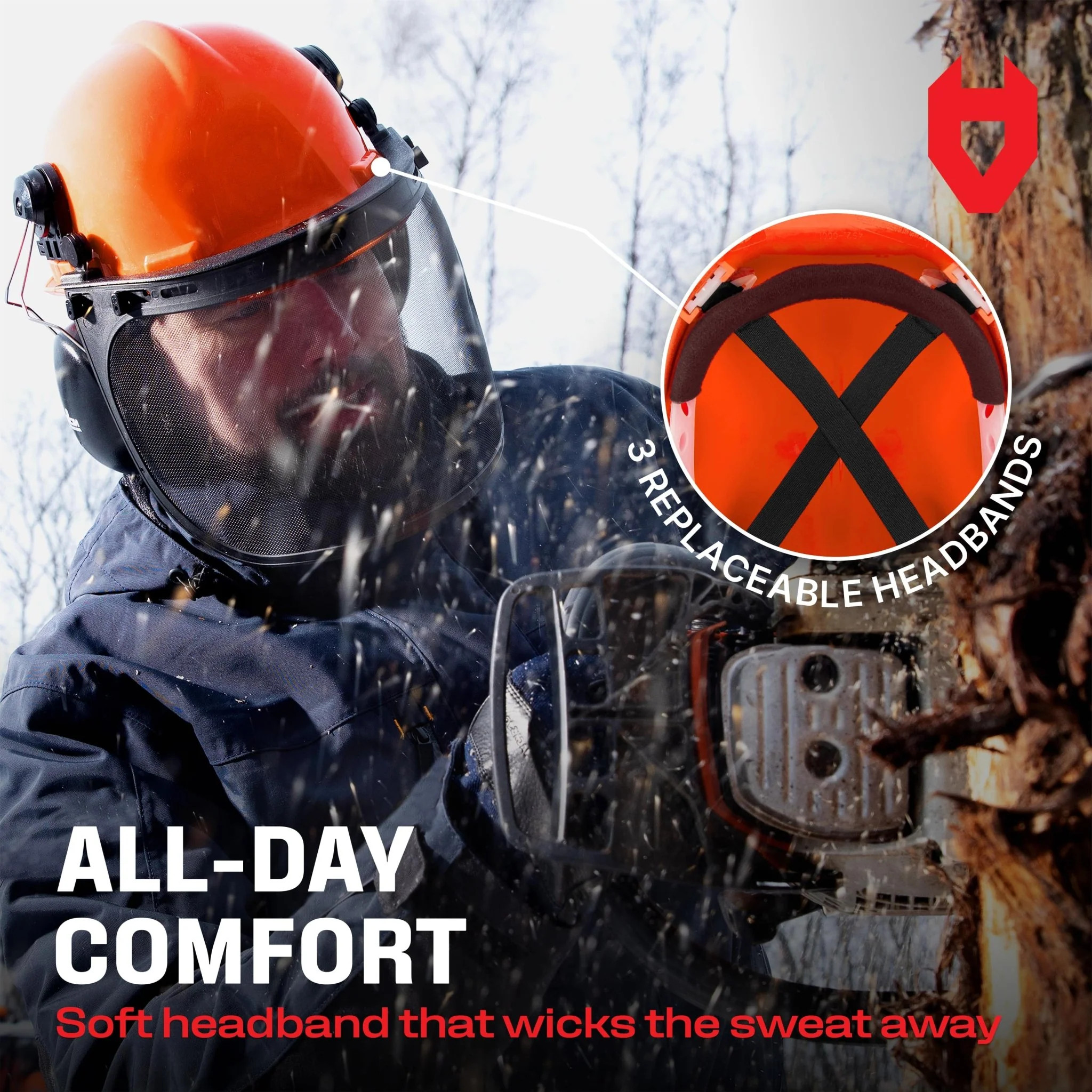 ForestArmor+ Lightweight Forestry Safety Helmet