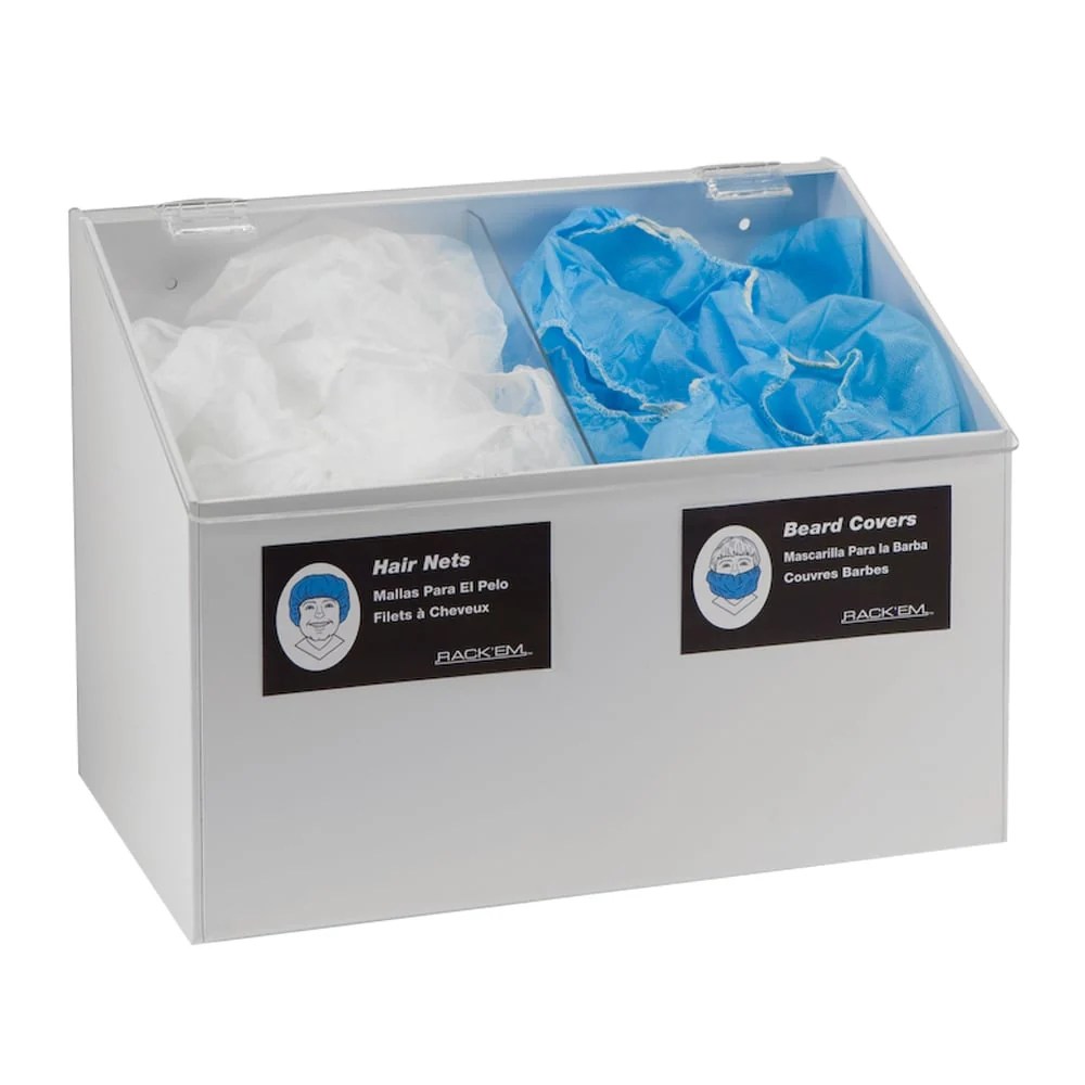 2 Compartment Dispenser – Hair. Shoe and Arm Cover