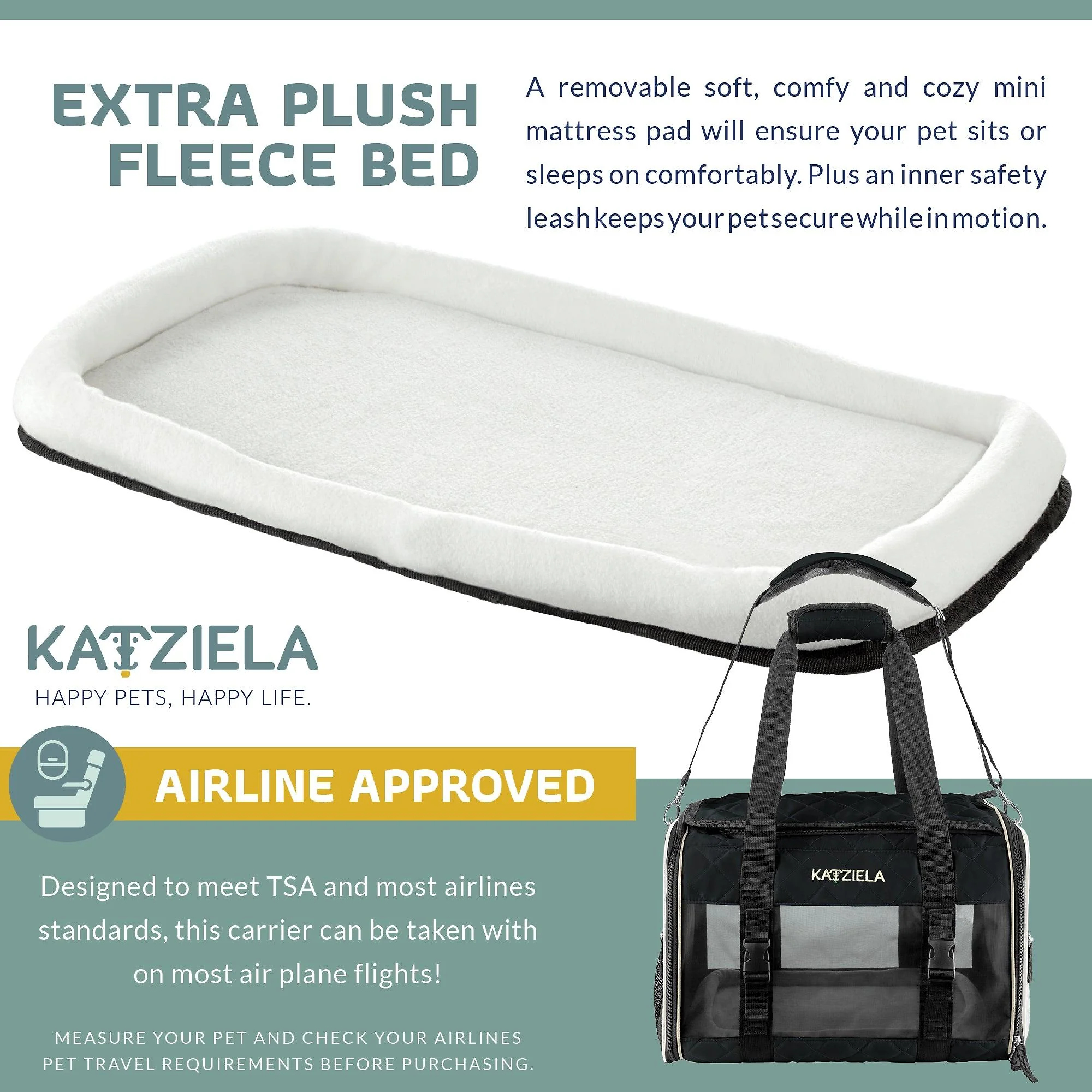 Quilted Companion Pet Carrier – Comfortable