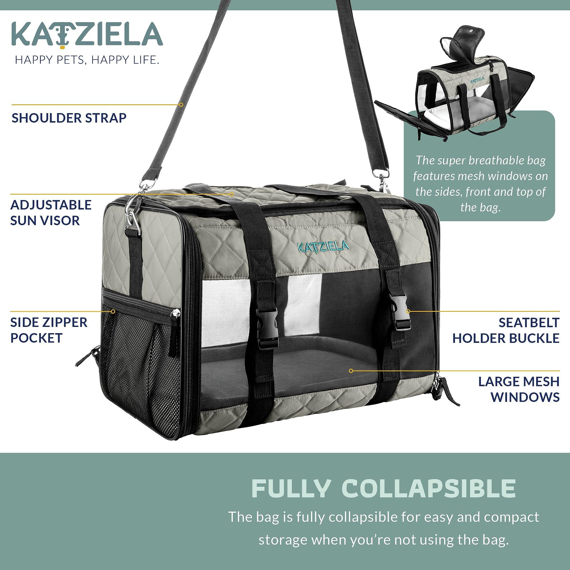 Quilted Companion Pet Carrier – Comfortable