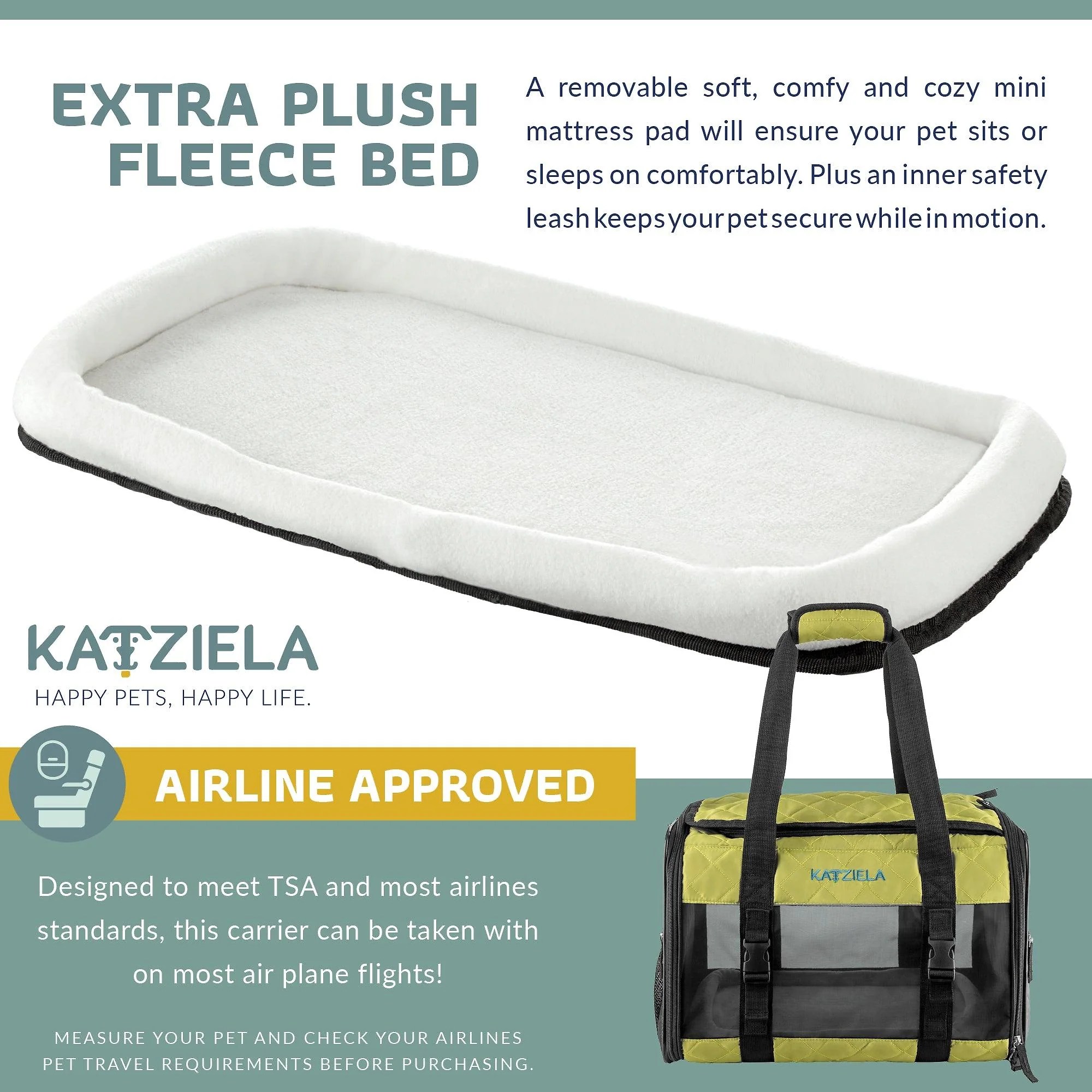 Quilted Companion Pet Carrier – Comfortable
