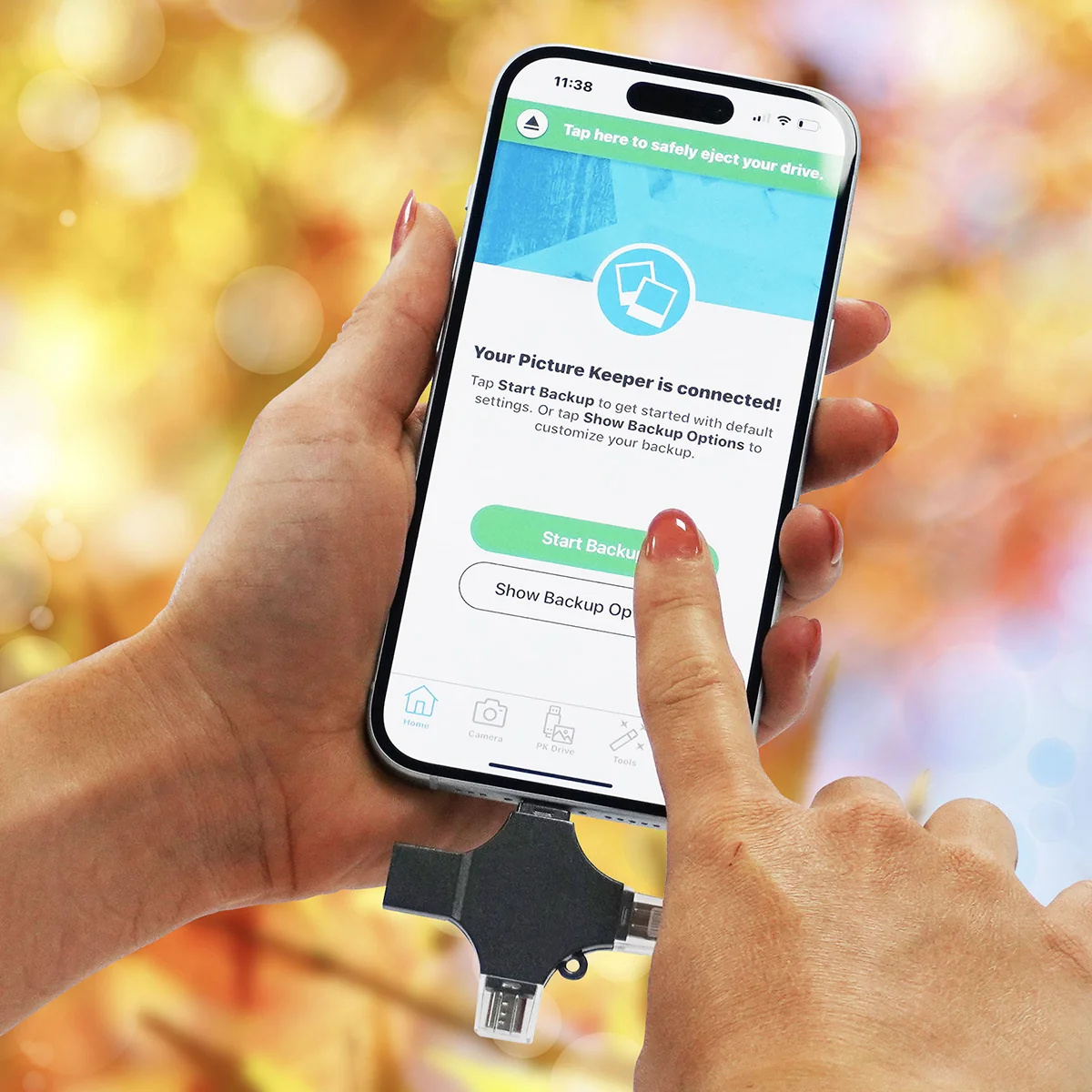 Portable Smartphone Photo Vault